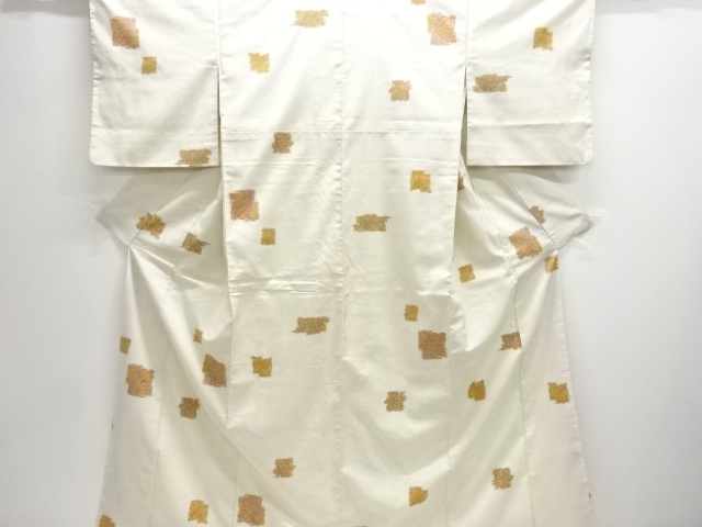 JAPANESE KIMONO / ANTIQUE KIMONO / SILK / TSUMUGI / SHIKISHI PATTERN